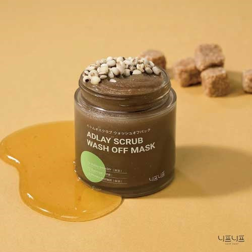 【NEAF NEAF】ニプニプ ハトムギ スクラブウォッシュオフパック | スクラブ フェイススクラブ 角質ケア ボデイケア 全身 母の日