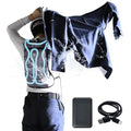 [山善] 水冷服 【2026年モデル】 ベスト 5000mAhバッテリー付き 冷水服 DIRECTCOOL ベーシック ダイレクトクール 作業着 熱中症対策 冷却ベスト アイスベスト DC-B05SE(G) グレー