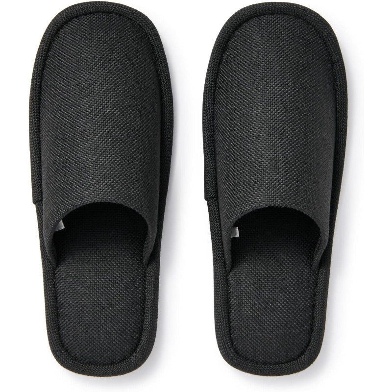 無印良品 洗える左右のないスリッパ XL／26.5～28cm用・黒 84936586