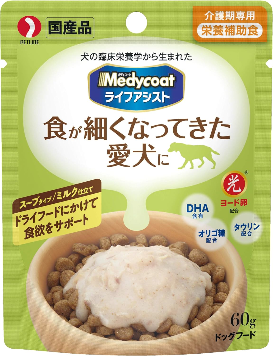 メディコート ライフアシスト スープタイプ ミルク仕立て【介護食/国産】 60g×6個 (まとめ買い)