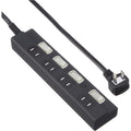 雷に強い節電タップ 4個口 1m 黒_HS-TPK41PBT-K 00-6941