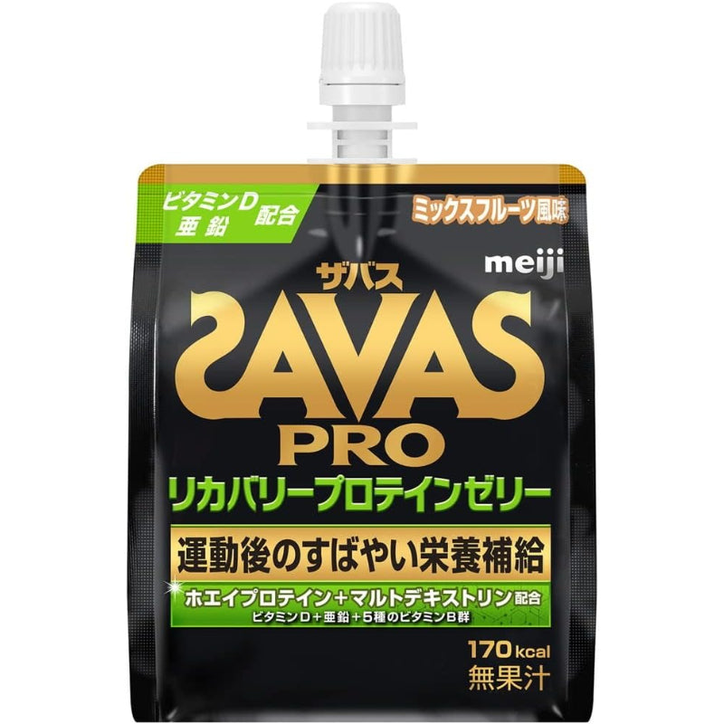 【訳あり】【賞味期限：2026.11.27】ザバス リカバリープロテインゼリー １８０ｇ【６個セット】