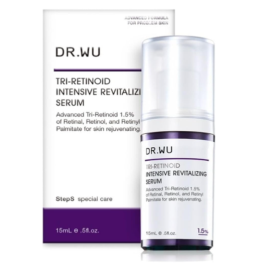 DR.WU(ドクターウー) レチノール美容液 トリレチノイド 1.5% セラム レチナール パルミチン酸レチノール 純粋レチノール ビタミンA (15ml)