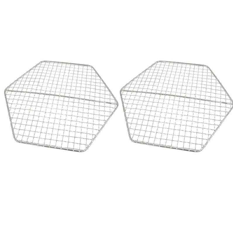 CAPTAIN STAG ヘキサステンレス ファイアグリル UG-2021 (× 2)