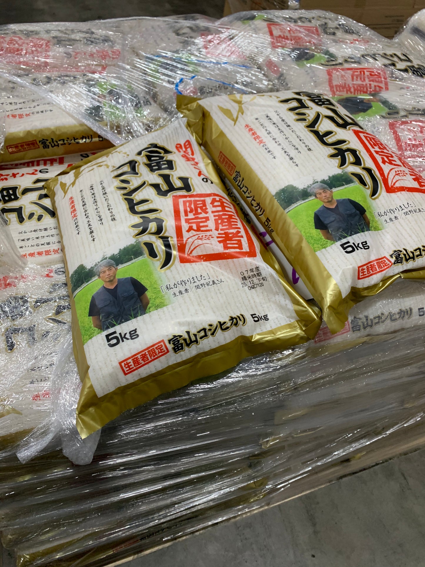 パールライス 生産者限定 富山県産 白米 関野さんのコシヒカリ 5kg 令和7年産　２袋セット
