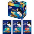 【賞味期限27.8.31】フィリックス パウチ キャットフード ダブルのおいしさ お魚とお肉のよりどりセレクション 50gx12袋入り