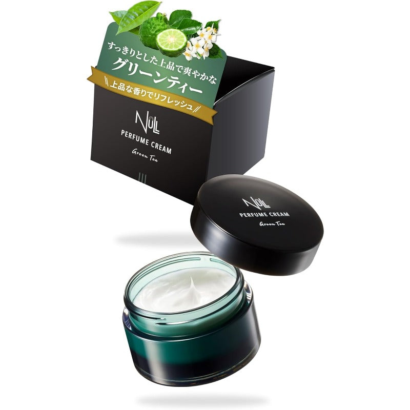 【訳あり】NULL 香水 メンズ 練り香水 フレグランス ボディ ハンド バーム 30g グリーンティー
