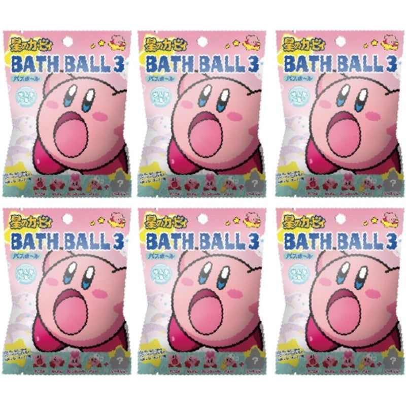 星のカービィ 入浴剤 マスコットが飛び出るバスボール３【６個セット】