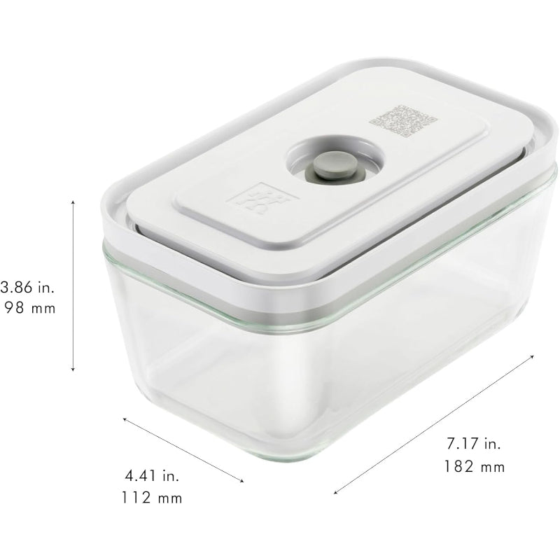 ZWILLING Fresh & Save ガラス製密閉食品保存容器 食事準備容器 - M
