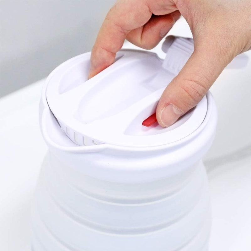 折りたためる電気ケトル ホワイト 800ml 2-3人用 MBE-TK03/WH