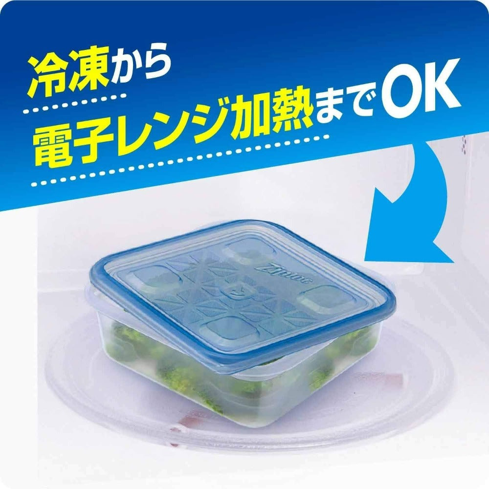 ジップロック コンテナー 長方形 1900ml 冷凍保存 レンジ対応 １個