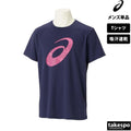 アシックス メンズ ドライ ビッグロゴ半袖シャツ サイズ：XL 服