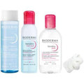 【正規品】ビオデルマ (Bioderma) クレンジング&ケアセット (サンシビオ エイチツーオー D 250mL、サンシビオ エイチツーオー アイ 125mL、イドラビオ エッセンスローション 200mL) 敏感肌