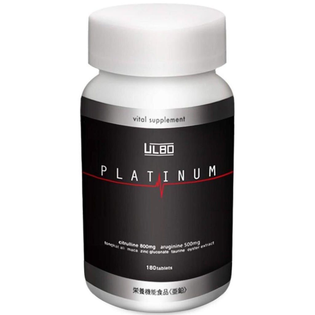 ULBO(アルボ) PLATINUM 30日分 シトルリン アルギニン 亜鉛180粒 栄養機能食品  厳選7成分 サプリメント