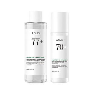 ANUA(アヌア)ドクダミスージング2STEPセット(化粧水＋乳液) ゆらぎ肌