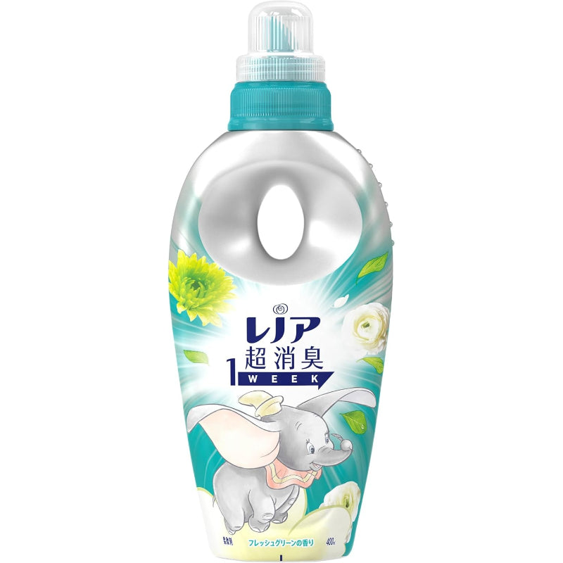 レノア 超消臭1WEEK 柔軟剤 フレッシュグリーン 本体 ディズニーコラボデザイン 400mL