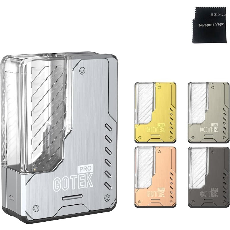 Aspire GOTEK Pro 電子タバコ ベイプ PODタイプ 本体 アスパイア ゴーテック プロ (Stainless Steel)