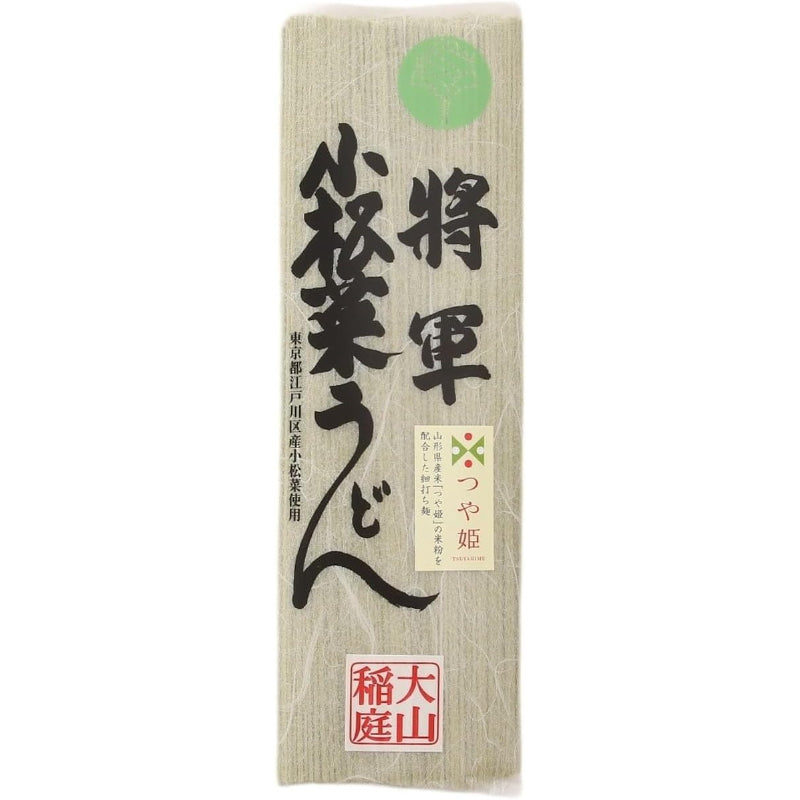 【賞味期限：2026.6.30】將軍 小松菜うどん つや姫 180g