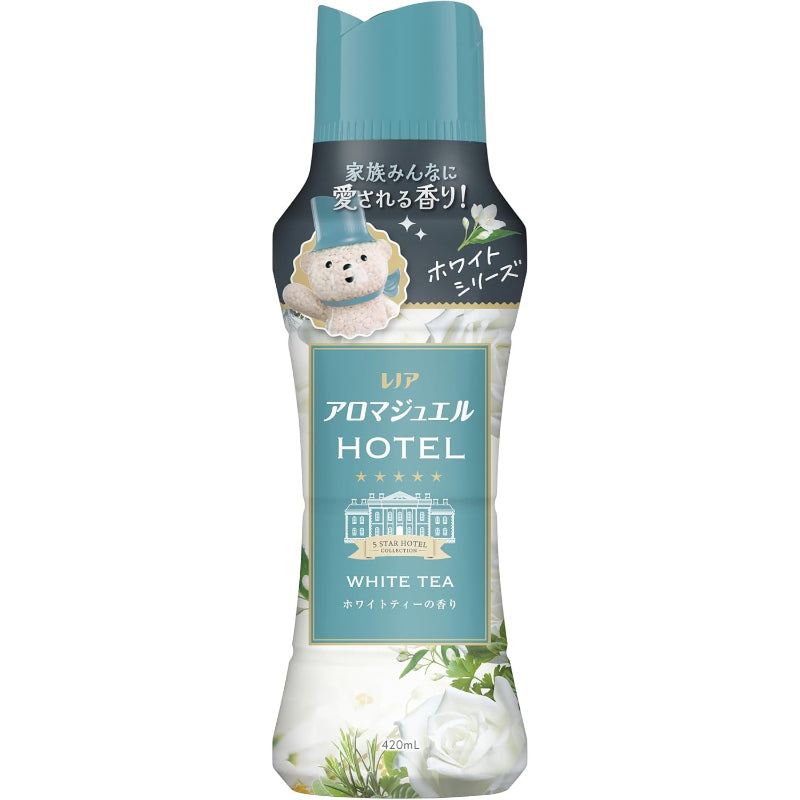 レノア アロマジュエル HOTEL お洗濯の香り付けビーズ ホワイトティーの香り 本体 420mL