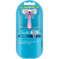【訳あり】ヴィーナス Gillette Venus 女性用カミソリ エンブレイス5 パープル色 本体