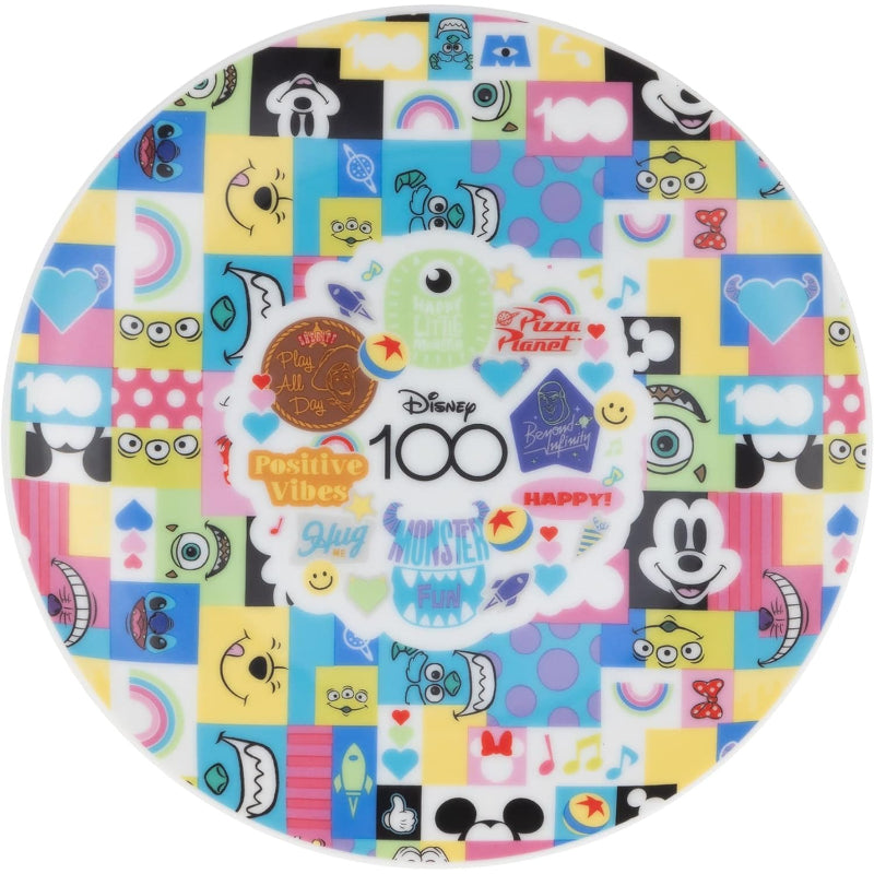 maebata Disney ディズニー HAPPY FACES プレート 19.8cm 52897