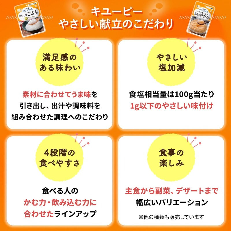 【賞味期限2027.7.31】キユーピー 介護食 舌でつぶせる やさしい献立 セット 11種 12個 レトルト 区分3 やわらか食 非常食 防災食 まとめ買い