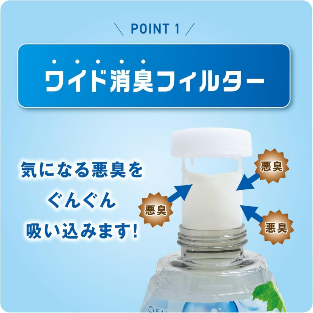 消臭元 【まとめ買い】お部屋の パルファム ブラン 消臭 芳香剤 部屋用 置き型 400ml×3個(おまけ付き) 小林製薬