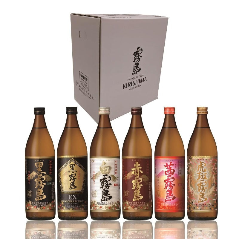 【埼玉エリア限定販売】霧島オリジナルセット 6種飲み比べ 瓶 25度 [ 焼酎 宮崎県 900ml×6本 ]