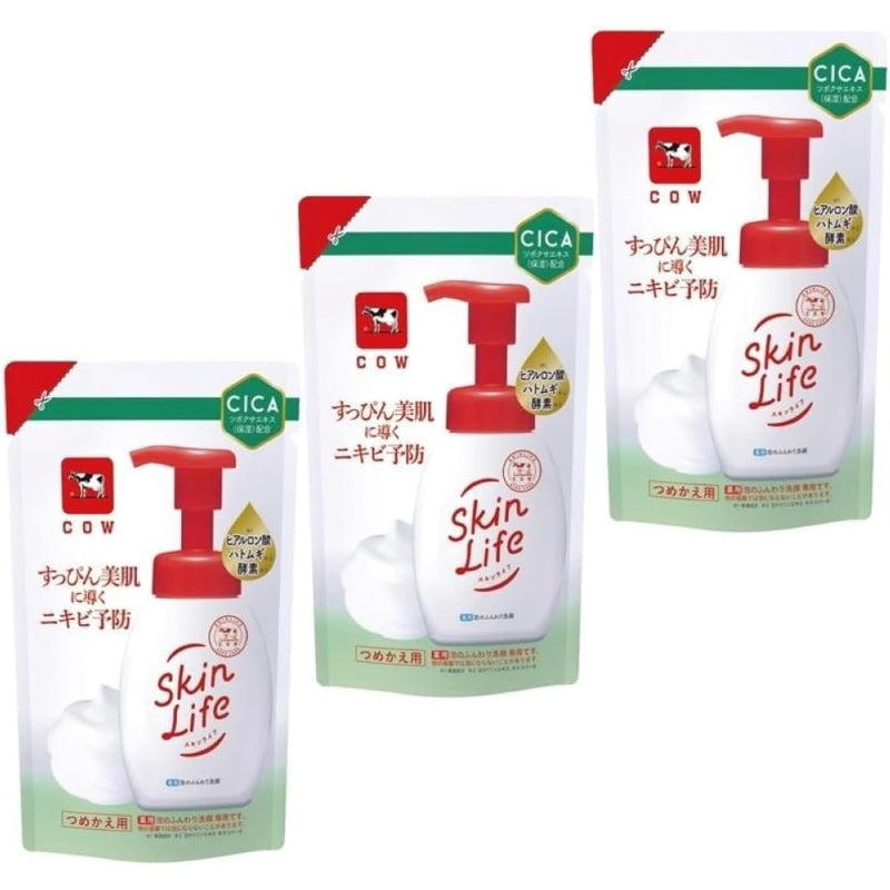スキンライフ 薬用 泡のふんわり 洗顔 詰替用 140mL×3個