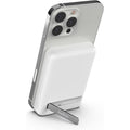 Belkin MagSafe対応 ワイヤレスモバイルバッテリー 5000mAh 最大7.5W キックスタンド付き ホワイト