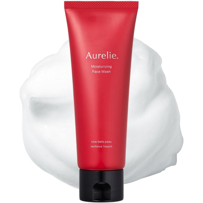 Aurelie オレリー モイストフェイスウォッシュ 120g 洗顔 洗顔料 洗顔フォーム MEGUMI 開発 泡 濃密泡 毛穴 角栓 角質ケア スキンケア 潤い成分配合 整肌成分 肌キメ 素肌 基礎化粧品 ギフト プレゼント 男女兼用 日本産 摩擦レス 低刺激 弱酸性 浸透