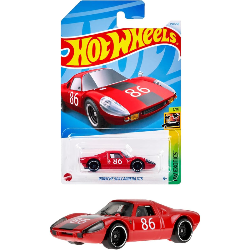 ホットウィール(Hot Wheels) ベーシックカー ポルシェ 904 カレラ GTS 乗り物おもちゃ ミニカー 3歳から レッド HYB76