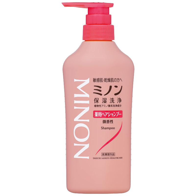 ミノン薬用ヘアシャンプー 本体ボトル 450mL ヘアシャンプー