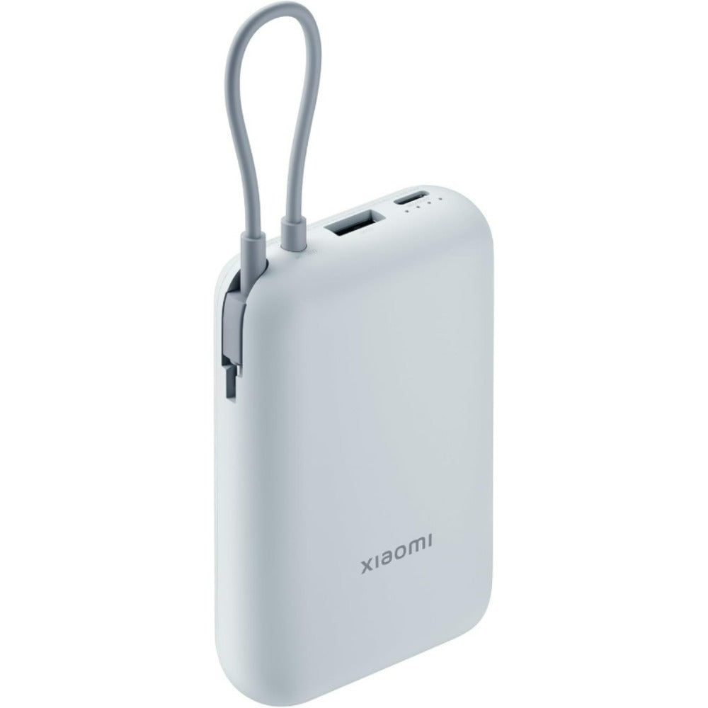 Xiaomi 22.5W Power Bank 10000mAh アイスブルー モバイルバッテリー USB-Cケーブル内蔵 大容量 小型 Type-C 双方向急速充電 最大2.25A出力 PSE技術適合 iPhone/Android対応 3台同時充電可能 低電流充電対応 安全回路保護 旅行/出張/アウトドア/キャンプ/停電対策