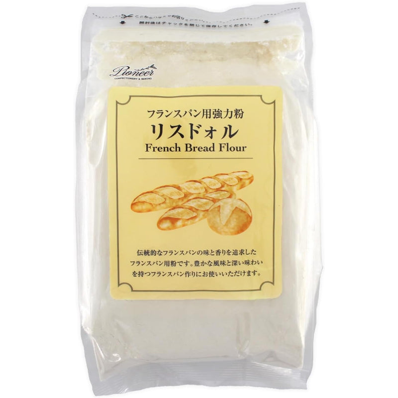 【賞味期限：2027.1.10】パイオニア企画 リスドォル 準強力粉 800g フランスパン専用粉 【本格フランスパンが家庭で作れる】 国内製造 小麦粉 パン作り ハードパン用粉 ピザ