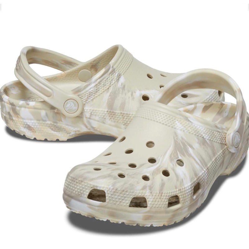 crocs クロックス Classic Striped Clog クラシック ストライプ クロッグ サンダル 27cm Espresso エスプレッソ コーヒー ブラウン
