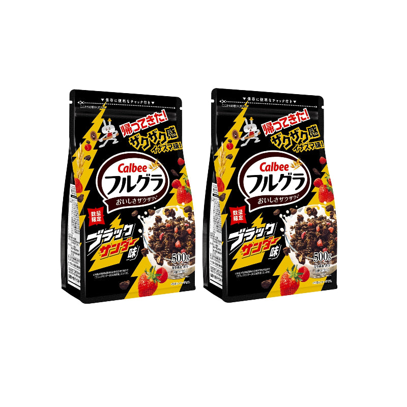 賞味期限 2026.6カルビー フルグラブラックサンダー味 500g×2袋