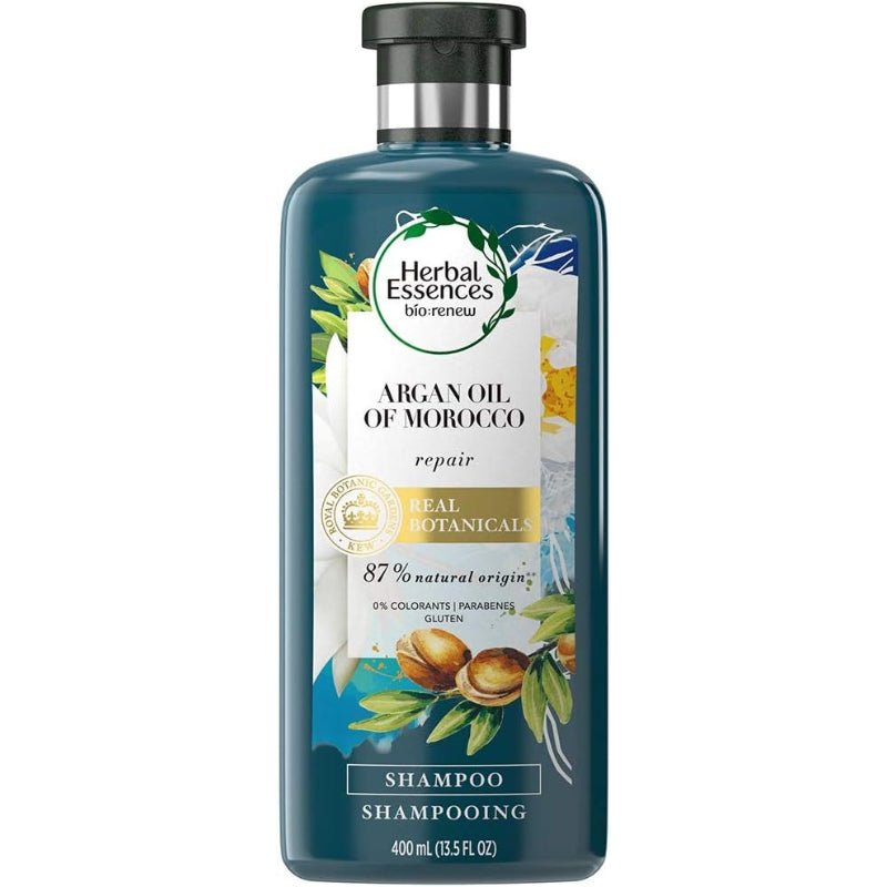 ハーバルエッセンス シャンプー 本体 400mL ビオリニュー モロッカンオイル