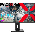 JAPANNEXT 28インチ IPSパネル搭載 144Hz/1ms(MPRT)対応 4K(3840x2160)解像度 ゲーミングモニター JN-IPS28G144U-HSPC6 HDMI DisplayPort USB-C(最大65W給電) sRGB:100% PS5 4K:120Hz接続 VRR KVM PBP/PIP 高さ調整 ピボット(縦回転) 【2年保証】