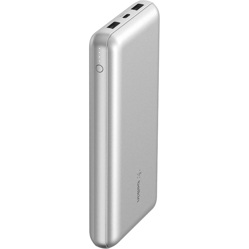 Belkin モバイルバッテリー 3C対応 CCC 20000mAh 大容量 3台同時充電 最大15W出力 USB-C USB-A iPhone Android 対応 PSE認証済 機内持ち込み 災害 旅行 2年保証 BPB012btSL スペースグレイ