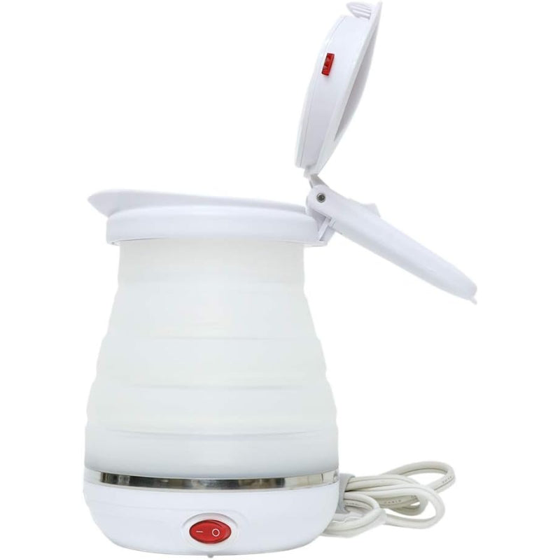 折りたためる電気ケトル ホワイト 800ml 2-3人用 MBE-TK03/WH