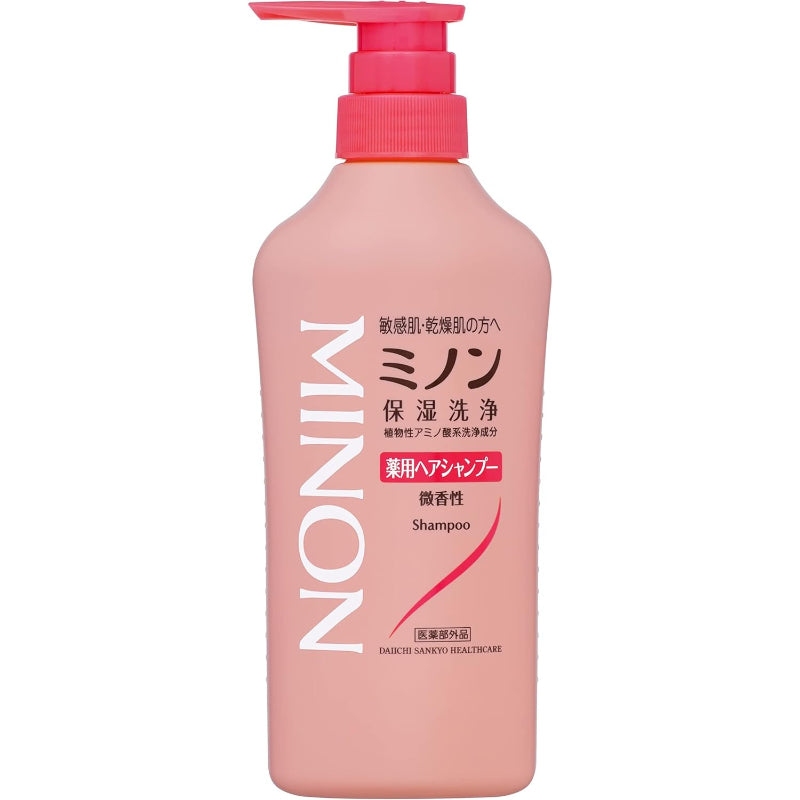 ミノン薬用ヘアシャンプー 本体ボトル 450mL ヘアシャンプー
