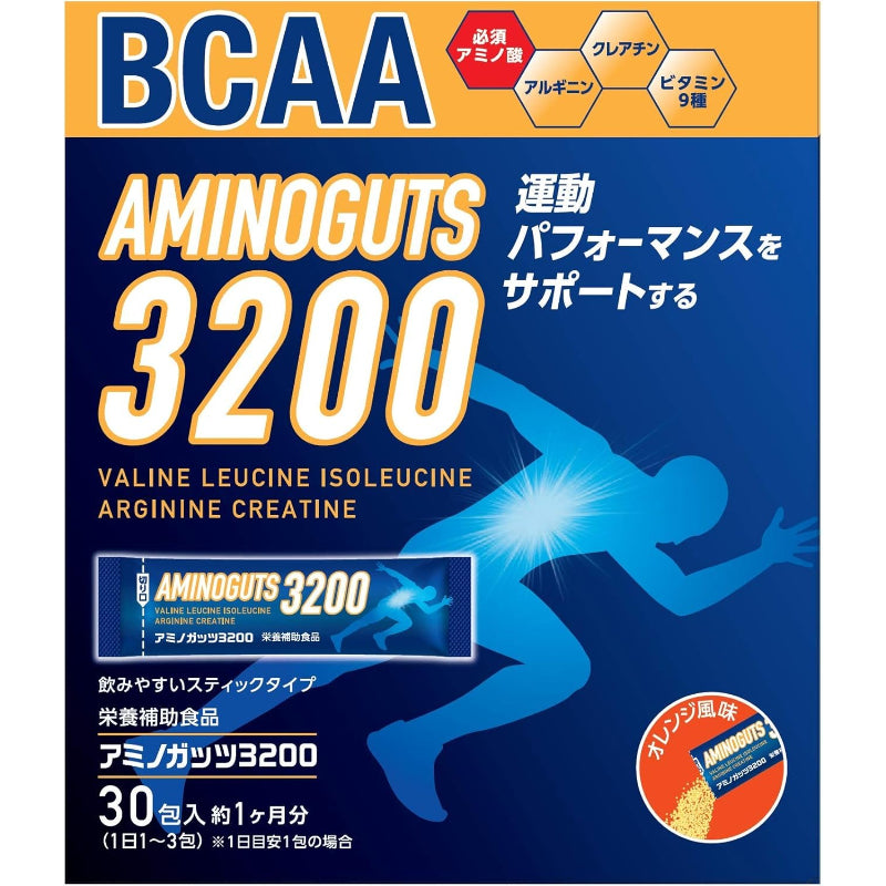 【訳あり】【賞味期限：2028.1】リブ・ラボラトリーズ BCAA 運動 必須アミノ酸 アルギニン クレアチン ビタミン スティックタイプ アミノガッツ 4.2gx30包