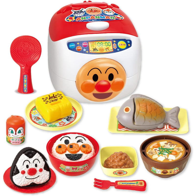ジョイパレット アンパンマン おにぎりもギュッ! シューッとたけたよ! おしゃべりすいはんきと元気100ばいSP和食セット