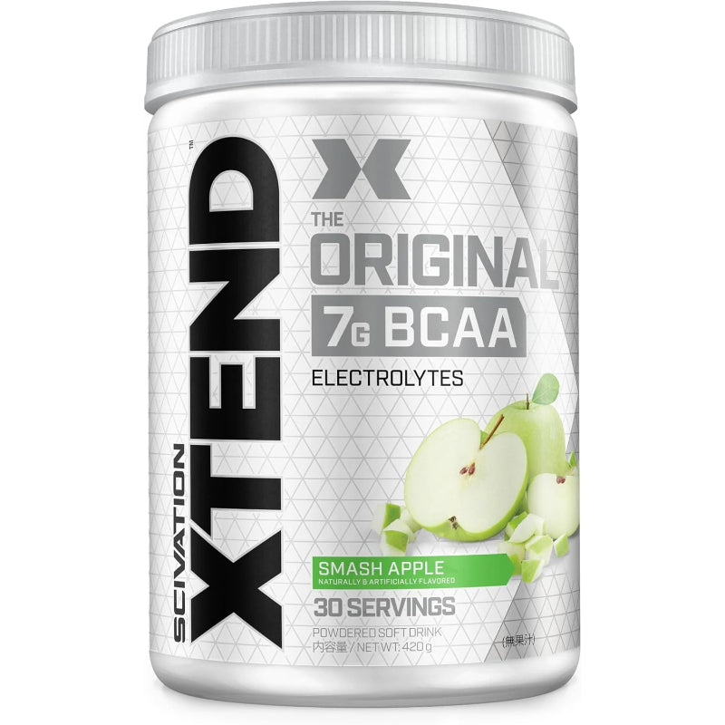 【賞味期限:2026年11月 】Scivation Xtend オリジナル 国内版 BCAA 7g シュガーフリー 420g (30食分, アップル)