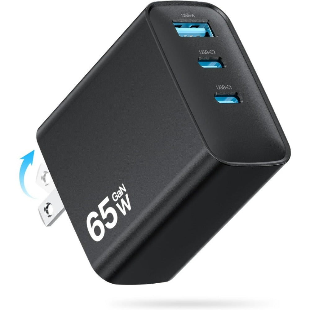 65W 充電器 type-c 安全で低温 折りたたみ式プラグ PD 急速充電器 タイプc USB-C スマホ PSE認証済み 出張・旅行 PD3.0/QC3.0/PPS/SCP規格 MacBook/iPad/iPhone 17/Android その他機器対応