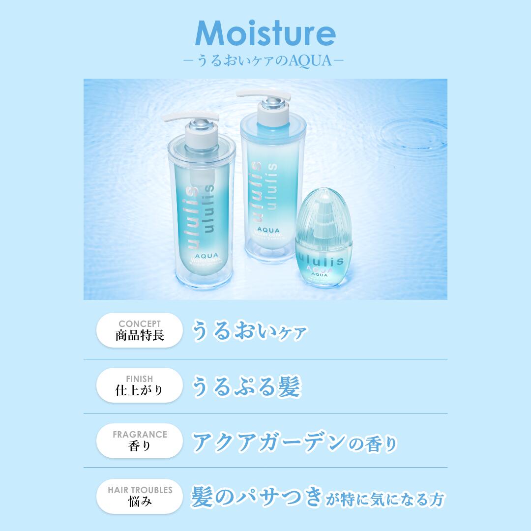 ululis ウルリス シャンプー トリートメント 詰め替え セット (アクア)