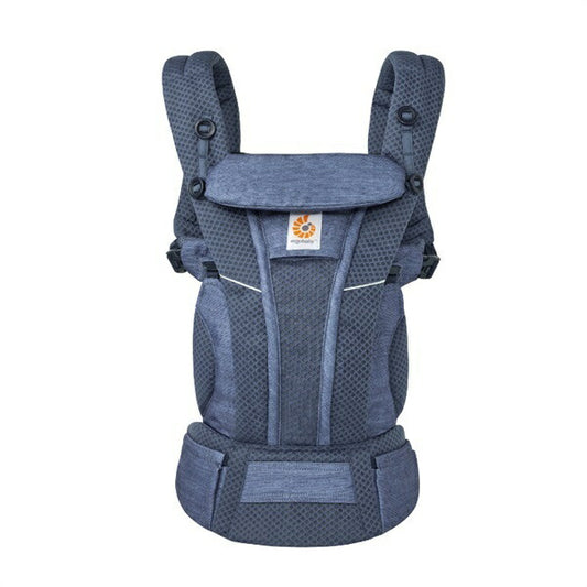 Ergobaby(エルゴベビー) 抱っこひも OMNI Breeze ヘザードデニムブルー 0ヶ月から36ヶ月 メッシュ素材 通気性 日本限定 CREGBCZ360PHTRDNM